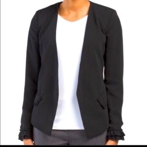 NWT Adrienne Vittadini Black Blazer Jacket Cardigan Size S